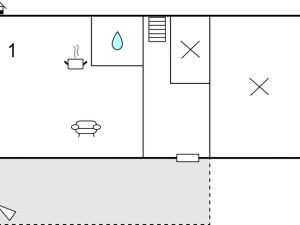 un schéma d'une maison avec un schéma du sol dans l'établissement Apartment Chalet Bodenweg by Interhome, à Frutigen
