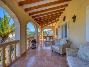 A seating area at Villa Villa Meena by Interhome