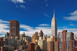Nespecifikovaný výhled na destinaci New York nebo výhled na město při pohledu z hotelu