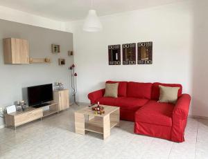 A television and/or entertainment centre at Chania Lissosaparments