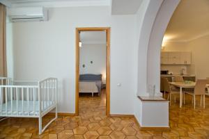 Η κουζίνα ή μικρή κουζίνα στο Seaside Luxury Apartment