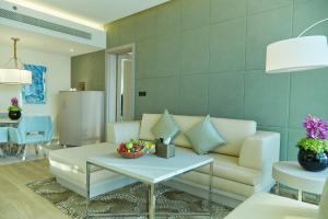 Posezení v ubytování Royal M Hotel Abu Dhabi by Gewan