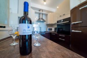 Kuchyň nebo kuchyňský kout v ubytování Dubrovnik Style Luxury Apartment