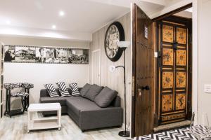 A seating area at Apartamento La Campanina