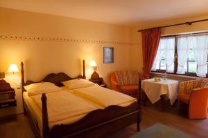 Katil atau katil-katil dalam bilik di Obere Linde