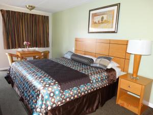Ένα ή περισσότερα κρεβάτια σε δωμάτιο στο Colony Motel