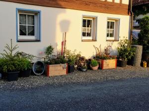 Ein Garten an der Unterkunft Ferienwohnung Itzgrundruhe