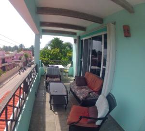 Balkón nebo terasa v ubytování Sea Hawk Suites