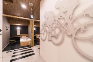 I-Link Hostel & Cafe Shimanami房間的床