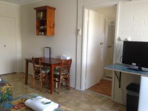 Eldhús eða eldhúskrókur á Gisborne Motel