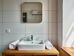 Kúpeľňa v ubytovaní Hotel a Hostinec Slunce