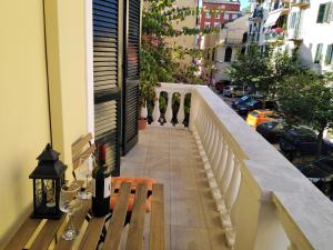 A balcony or terrace at Lilliput Studio Corfu Old Town