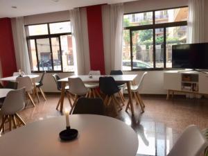 TV a/nebo společenská místnost v ubytování Hotel Celymar