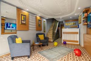 Zona de hol sau recepție la Maduro Hotel Istanbul