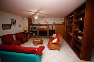 Posezení v ubytování B&B Villa Maria