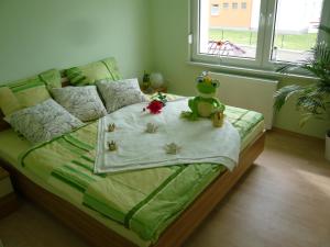 Postel nebo postele na pokoji v ubytování Pummpälzhof + 37 fotografií
