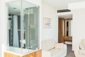 Koupelna v ubytování Hotel Burgas
