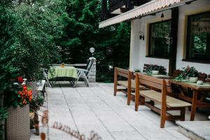 Κήπος έξω από το Pension Leprich