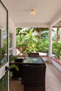 Zahrada ubytování Praslin Paradise