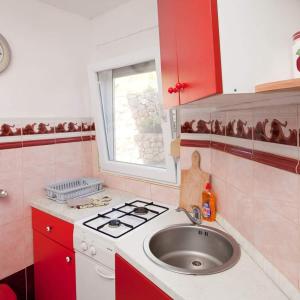 מטבח או מטבחון ב-Apartments Ruža Dragove Dugi otok