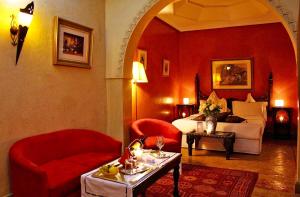 Posezení v ubytování Riad Ayadina & SPA