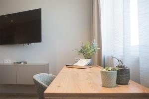 TV a/nebo společenská místnost v ubytování TT Aparthotel Neuhofen