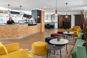 Posezení v ubytování 201 Hotel