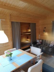 Posezení v ubytování Egtved Camping Cottages