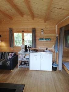Posezení v ubytování Egtved Camping Cottages