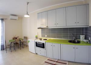 A kitchen or kitchenette at Lalezas Studios