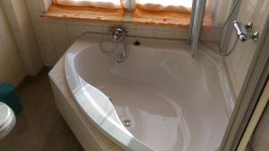 Ένα μπάνιο στο Ferienwohnung Gerlinde +14 φωτογραφίες