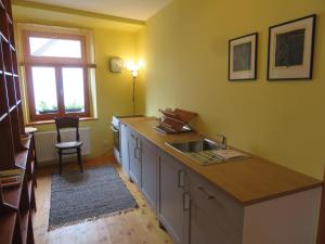 Kuchyňa alebo kuchynka v ubytovaní Family Apartment Písek City Centre + 19 fotografií
