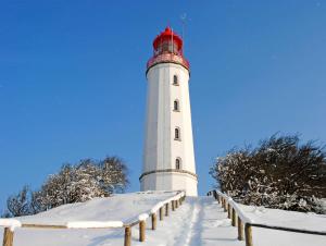 Ferienwohnungen Insel Hiddensee RU v zimě