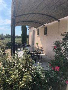 Zahrada ubytování Gîte Pierre Blanche
