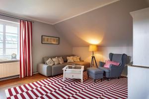 Posezení v ubytování Friesen-Lodge Apartments