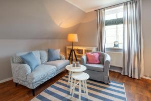 Posezení v ubytování Friesen-Lodge Apartments