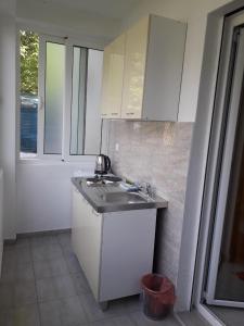 Kuchyň nebo kuchyňský kout v ubytování Apartmani Andrea-jaz