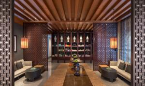 Χώρος καθιστικού στο The Chedi Muscat