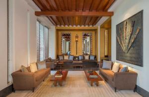Χώρος καθιστικού στο The Chedi Muscat