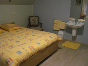 Letto o letti in una camera di Auro'ra