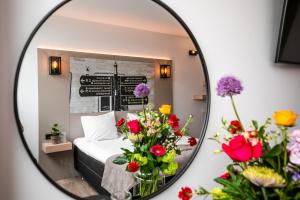 TV a/nebo společenská místnost v ubytování Hotel Walram