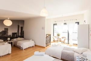 Postel nebo postele na pokoji v ubytování Tu hogar en Burgos