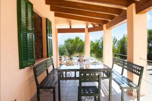 Balkón nebo terasa v ubytování Finca Maria Magdalena Golf