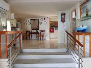 Kuchyň nebo kuchyňský kout v ubytování Hotel Miramare