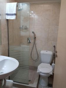 Koupelna v ubytování Hotel Miramare