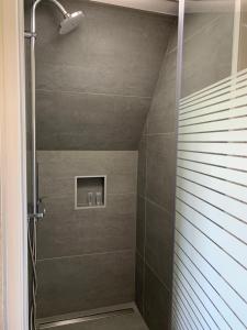 Koupelna v ubytování B&B Decoster