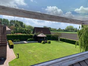 Zahrada ubytování B&B Decoster