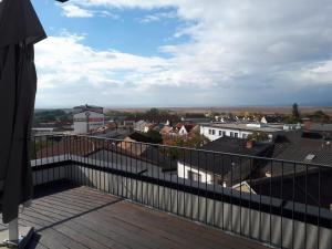 Rõdu või terrass majutusasutuses Appartement Hareter