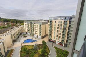 a view from the balcony of a apartment building at Abodebed KD Tower in Hemel Hempstead