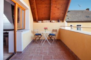 Balkon lub taras w obiekcie Weingut Jakob`s Ruhezeit